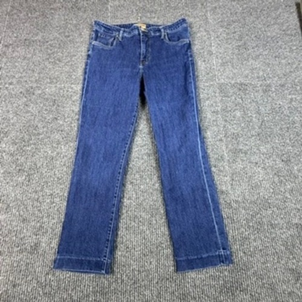 KUT from the Kloth Reese Fab Ab Ankle Straight Leg Jeans Blue Womens 8 KP2150MA1